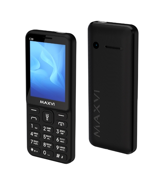Мобильный телефон Maxvi C38 черный