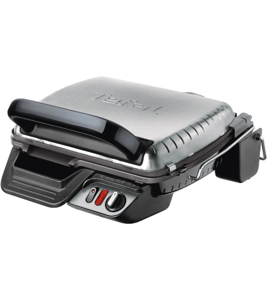 Гриль электрический Tefal GC306012 2000Вт серебристый