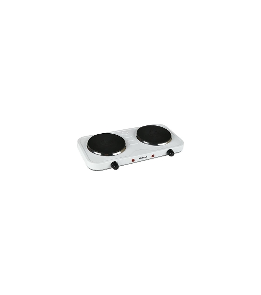 Плита настольная электрическая Blackton Bt HP217W белый, 2 кВт, ТЭН, конфорки - 2, эмаль, поворотные переключатели