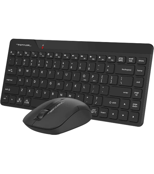 Комплект клавиатура+мышь A4Tech FStyler FG2200 Air2 беспроводной, USB, 1200 DPI, черный