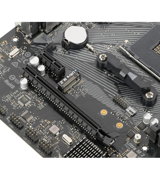 Материнская плата ASRock A520M-HDV, AMD A520, 2x1x M.2 , 1x PCI-E x16, 1x PCI-E x1, 1x D-Sub есть, 1x HDMI есть, 1x DVI есть, 1x DP нет, 1x 1Gb LAN Wi-Fi нет, BT нет, 2x USB 2.0, 2x USB 3.2 Gen1, 7.1, microATX