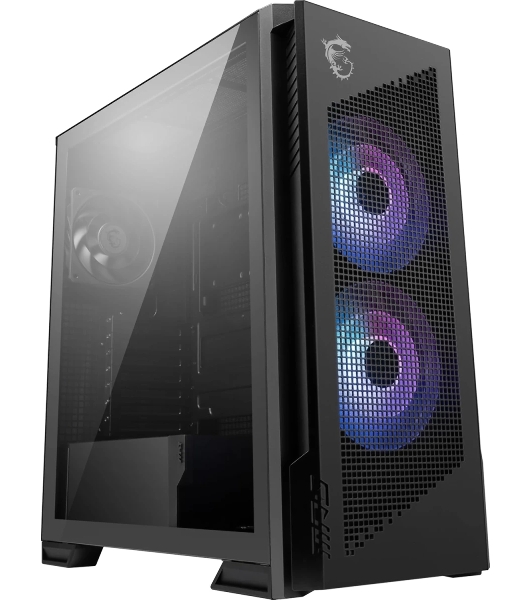 Компьютерный корпус MSI MPG VELOX 300R AIRFLOW PZ, Global, 2xUSB 3.2 Gen 1, 1xUSB 3.2 Gen2 Type-C,2x160мм ARGb Fan, 1x120мм