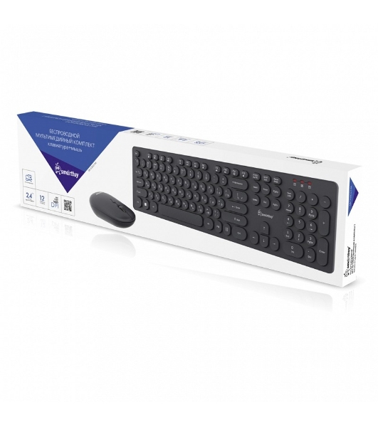 Комплект клавиатура+мышь Smartbuy (SBC-328327AG-K) ONE 328327AG черный