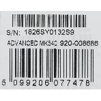 Комплект клавиатура+мышь Logitech MK540 беспроводной, USB, 1000 DPI, чёрный, фото2