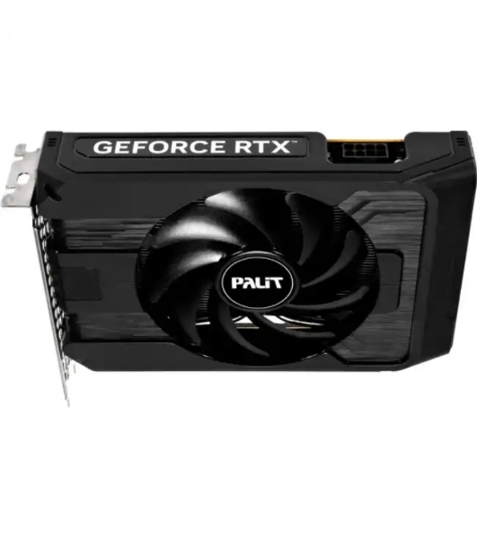 Видеокарта Palit GeForce RTX 5050 StormX, NVIDIA RTX 5050, 8 ГБ GDDR6, 128 бит, PCI-e 5.0, 1xHDMI, 3xDP, 2572 МГц