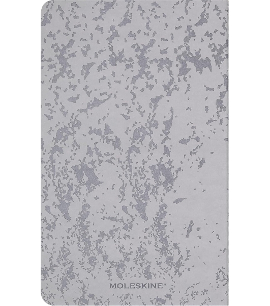 Блокнот Moleskine CAHIER NASA-INSPIRED SKCAHLP7063S2 Large 130х210 мм 120 стр. нелинованный мягкая обложка серебристый/черный Moon (2 шт)