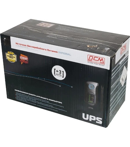 Источник бесперебойного питания Powercom Imperial IMD-625AP 375Вт 625ВА черный