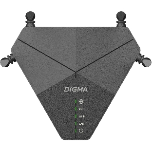 Роутер беспроводной Digma DWR-N302LTE N300 10/100BASE-TX/3G/4G cat. 4 черный