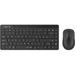 Комплект клавиатура+мышь A4Tech FStyler FG2200 Air2 беспроводной, USB, 1200 DPI, черный