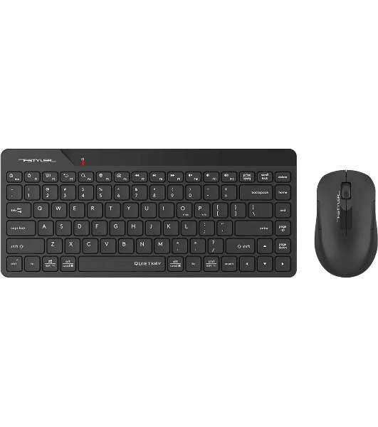 Комплект клавиатура+мышь A4Tech FStyler FG2200 Air2 беспроводной, USB, 1200 DPI, черный