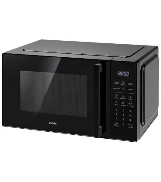 Микроволновая печь BBK 23MWS-852S/B черный, 23 л, 800 Вт, переключатели - сенсор