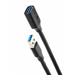 Кабель удлинительный USB3.0 Am-Af 1m Telecom черный (TUS708-1M), фото 1