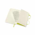 Блокнот Moleskine CLASSIC SOFT QP611C2 Pocket 90x140 мм, 192 страниц, линейка, мягкая обложка, лайм, фото4