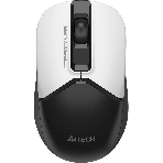 Мышь беспроводная A4Tech Fstyler FG12 белый/черный, 1200 dpi, радиоканал, USB, кнопки - 3, фото 1