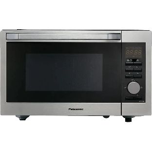 Микроволновая печь Panasonic NN-C69MSZPE нержавеющая сталь/черный, 30 л, 1000 Вт, переключатели - кнопки, поворотный механизм
