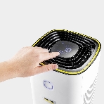 Очиститель воздуха Karcher AF 20 белый, 20 м², НЕРА-фильтр H13, угольный фильтр, лазерный датчик PM2.5, автоматический режим, дисплей, ночной режим, таймер, фото2