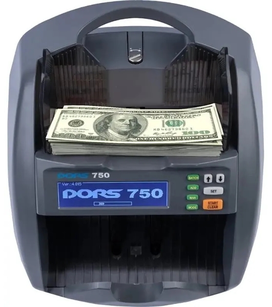 Счетчик банкнот Dors 750 RUS3 мультивалютный SYS-052632
