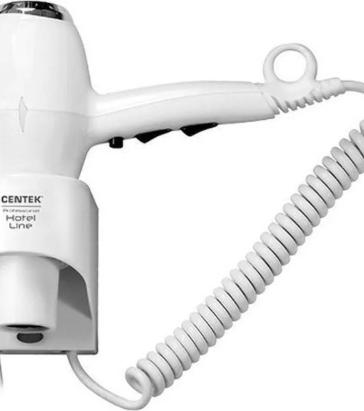 Фен Centek CT-2251 белый, 2100 Вт, ионизация