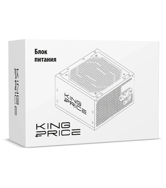 Блок питания KingPrice ATX 550W KPPSU550 (20+4pin) 120мм fan 4xSATA RTL