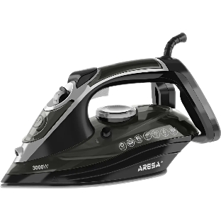 Утюг ARESA AR-3129 черный, 3150 Вт, 50 г/мин, 150 г/мин, 350 мл