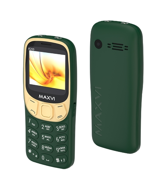 Мобильный телефон Maxvi K200 темно-зеленый