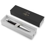 Ручка шариковая Parker Urban Core (CW2150858) Muted Black CT, M, черные чернила, подарочная коробка с европодвесом, фото 1