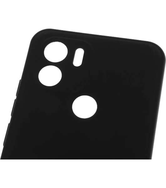 Чехол (клип-кейс) BoraSCO для Xiaomi Redmi A1+ Silicone Case черный (70938)