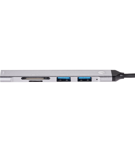USB-концентратор VCOM DH297, USB 3.0/USB Type-C, USB/SD/TF, USB