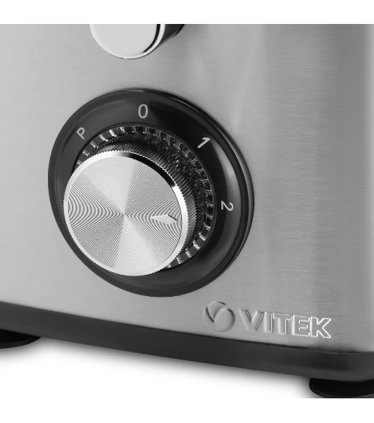 Соковыжималка Vitek VT-3653 серебристый, центробежная, 1000 Вт, 600 мл, механическое