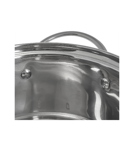 Кастрюля WEBBER BE-349/2 4,8 л, 22 см, из нержавеющей стали со стеклянной крышкой