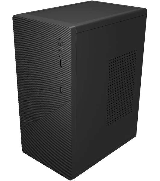 Компьютерный корпус Accord Entry ACC-2054B черный без БП mATX 1x80мм 2xUSB 2.0 audio