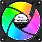 Вентилятор для корпуса Ocypus Gaммa F12 Elite BK ARGB REVERSE BLADE 3 IN 1, 120x120x25мм, 4-PIN PWM, 600-1800 RPM, 26 DBA MAX, HYDRO BEARING, фото7