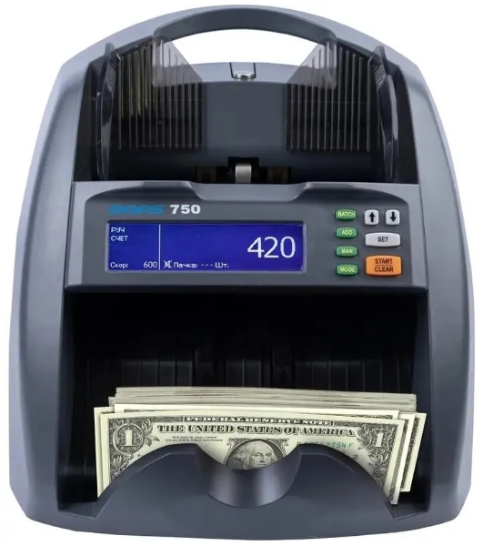 Счетчик банкнот Dors 750 RUS3 мультивалютный SYS-052632
