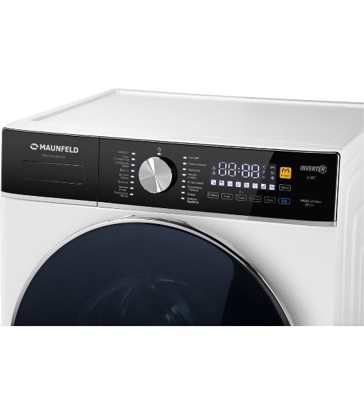 Стиральная машина Maunfeld MFWM148WH03 белый, загрузка фронтальная 8 кг, 1400 об/мин., класс: А+++