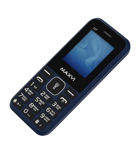 Мобильный телефон Maxvi C27 синий