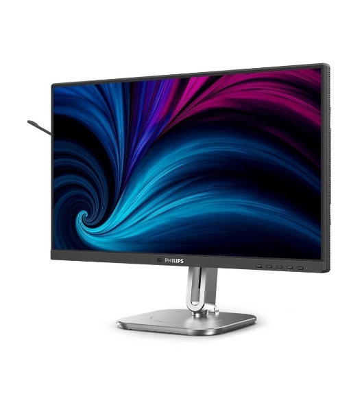 Монитор 23.8' Philips 24B2U4301 IPS 1920x1080, 120 Гц, 4 мс, 16:9, 300 кд/м², HDMI 1.4, DP 1.4, 2xUSB-C (90 Вт), USB Hub (3x USB 3.0), 3.5 Jack, динамики (2x2 Вт), RJ45, HDR10, Adaptive-Sync, черно-серебристый