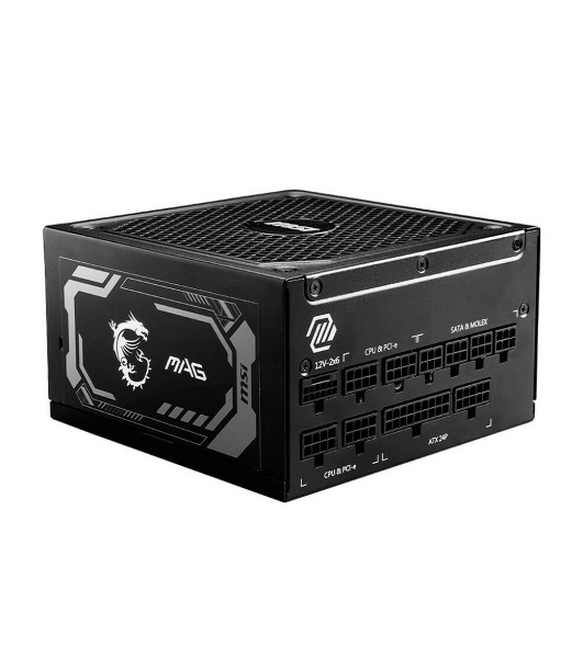 Блок питания MSI MAG A1000GL PCIE5 1000W, 80+ Gold, полностью модульный, ATX 3.0, PCIE5, RTL