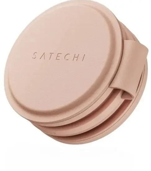 Переносное зарядное устройство Satechi Qi2 OntheGo 3-in-1 Wireless Charger, нежно-розовый