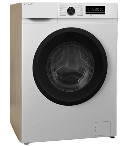 Стиральная машина Vitek VT-WSE6001 белый, загрузка фронтальная 6 кг, 1000 об/мин, класс A+++