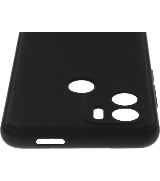 Чехол (клип-кейс) BoraSCO для Xiaomi Redmi A1+ Silicone Case черный (70938)