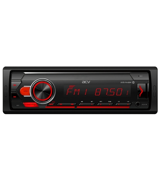 Автомагнитола ACV AVS-944BM, 1 DIN, Bluetooth, USB Type-A, AUX