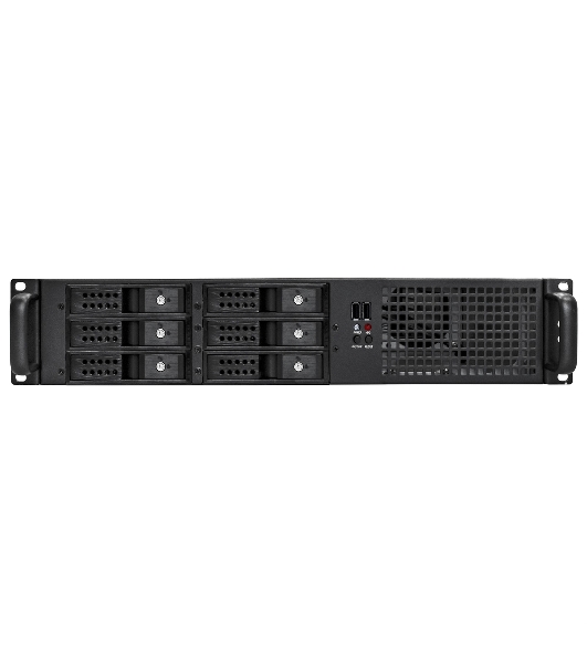 Серверный корпус ExeGate Pro 2U660-HS06 (RM 19', высота 2U, глубина 660, БП 1100ADS, 6xHotSwap, USB)