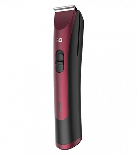 Триммер BQ TR1005 Burgundy. Мощность 3 Вт/Время зарядки до 10 часов/Время беспроводной работы 60 минут/Электропитание 110-240 В, 50-60 Гц/Самозатачивающиеся лезвия/Индикатор заряда батареи/Гребень 5, 3, 7, 9, 11 мм'