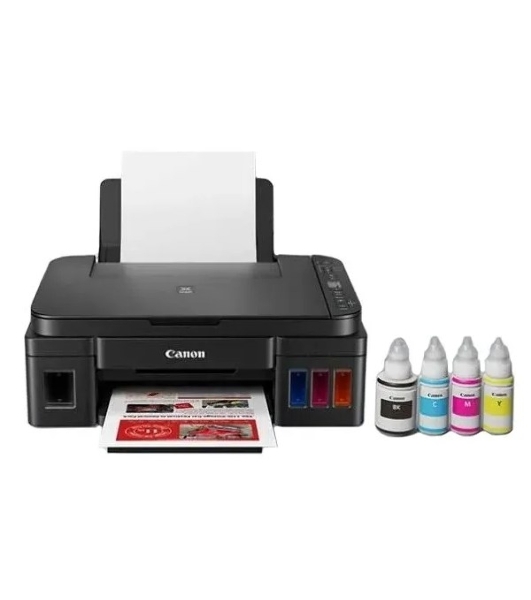 МФУ струйное Canon PIXMA G3416 (2315C052), А4, цветной, печ. 8.8 стр/мин. (ч/б) 5 стр/мин. (цвет), скан. до 3 стр/мин., 4800x1200 dpi (печать) 1200х600 dpi (скан.), USB, Wi-Fi