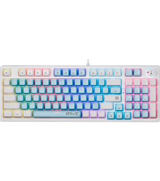 Клавиатура проводная Defender Hawk GK-418, USB, белый