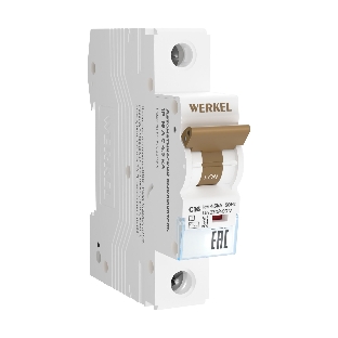 Автоматический выключатель Werkel 1P 16A C 4,5 кА W901P164