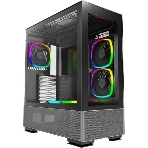 Компьютерный корпус Montech SKY TWO черный без БП ATX 3x140мм 2xUSB3.0 1xUSB3.1 audio bott PSU, фото 1