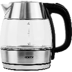Чайник электрический Centek CT-0018, 1.2л, 1600Вт, стекло, серебристый, фото 1