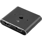 Переключатель аудио-видео Digma HDMI (f)/HDMI (f)/HDMI (f) черный (D-HSW-V2.0X2), фото 1