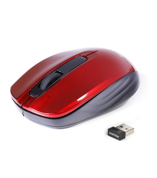 Мышь беспроводная Smartbuy ONE 332 красная (SBM-332AG-R)